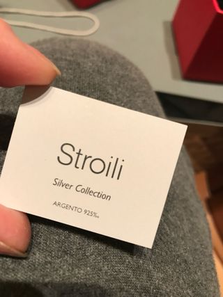 Scatolina regalo rossa per gioielli- Stroili