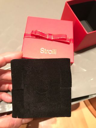 Scatolina regalo rossa per gioielli- Stroili