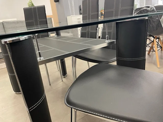 ENVIAMOS GRATIS Mesa Comedor Cristal y Sillas