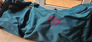 Bolsa de viaje grande color verde azulado