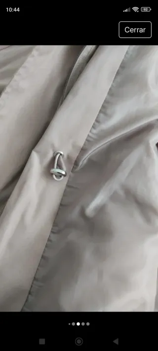 Chaqueta beige mujer