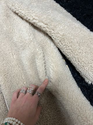 Abrigo borreguito Mango talla única