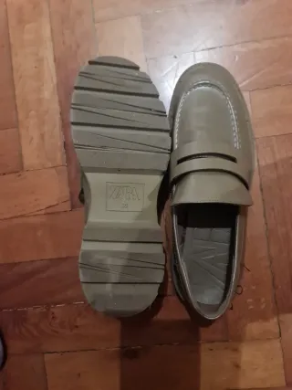 Mocasines Zara Beige
