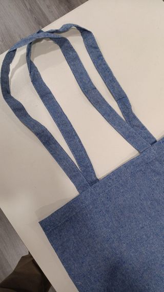 Confezione da 2 borse in tela di cotone riciclato