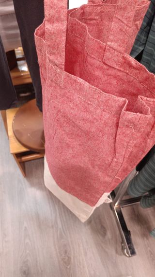 Confezione da 2 borse in tela di cotone riciclato