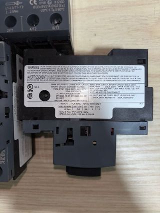 motorportector Siemens class10 diferente amperaje