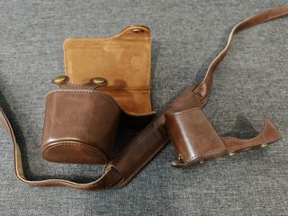 Custodia e cinturino in pelle per Sony ZVE10