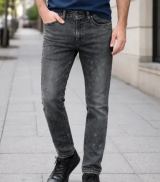 Jeans uomo Levi's, tg M, W29 L32, neri, vintage