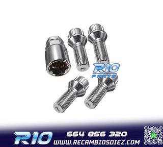 TORNILLOS ANTIRROBO CORTOS 12X125 CÓNICO