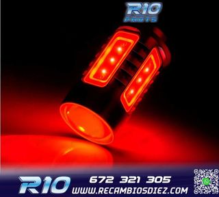 BOMBILLA LED P21W ROJA CANBUS