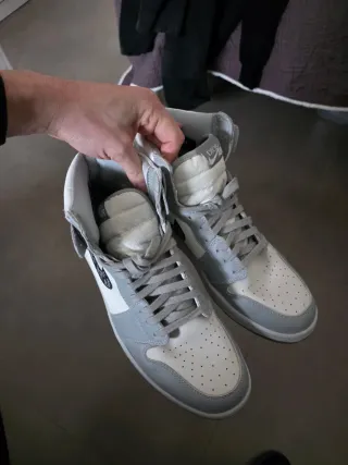 Jordan 1 Grigio Bianco