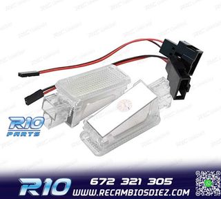 PLAFONES LED LUZ DE PIES Y PUERTAS AUDI