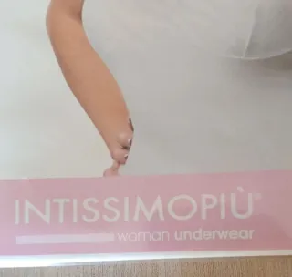 4 Canottiera Intimissimopiu donna cotone bianco xl