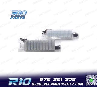 LUCES DE MATRÍCULA LED OPEL ZAFIRA ASTRA CORSA INSIGNIA 04-