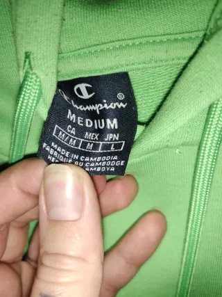 Sudadera Champion Verde vintage