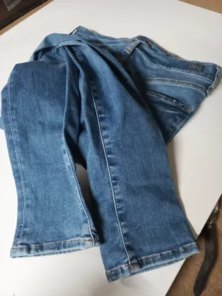 Jeans H&M Skinny Talla 30/32 Azul