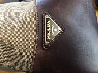 Borsa Prada Vintage Beige/Marrone