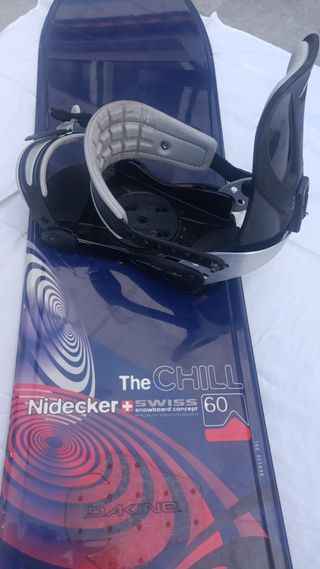 Tabla Snowboard Nidecker The Chill + Fijaciones
