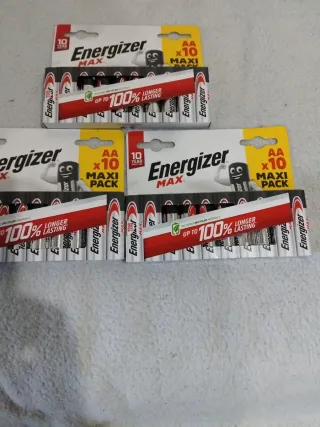 30 Batterie AA Energizer MAX