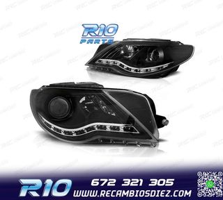 FAROS PARA VOLKSWAGEN VW PASSAT CC 08-12 LUZ DIURNA FONDO NE