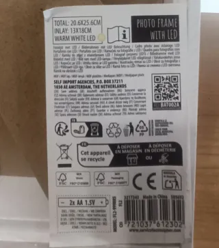 Cornice LED con Luce Bianca Calda