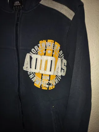 Sudadera Adidas Azul con Cremallera