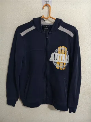 Sudadera Adidas Azul con Cremallera