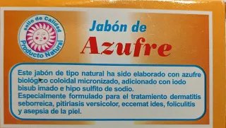 Jabón de Azufre Natural