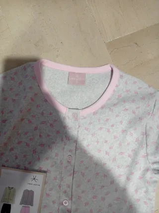 Pigiama donna cotone caldo aperto davanti