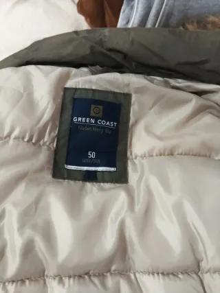 Chaquetón Green Coast Talla 50 Verde Oliva