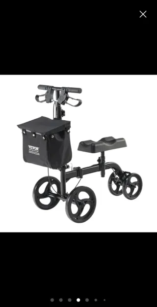 Andador/Patinete Rodilla Negro