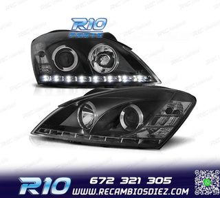 FAROS KIA CEED 07-09 LUZ DIURNA FONDO NEGRO