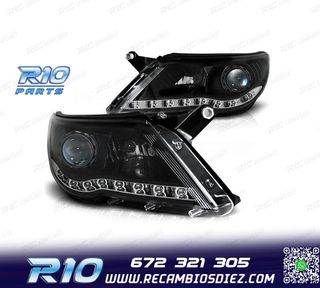 FAROS PARA VOLKSWAGEN VW TIGUAN 07-11 LUZ LED DIURNA FONDO N