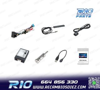 RADIO GPS ANDROID 12 PARA FORD FOCUS C-MAX FIESTA GALAXY KUG