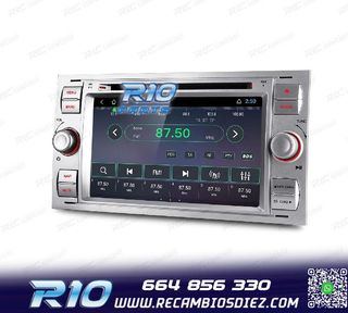 RADIO GPS ANDROID 12 PARA FORD FOCUS C-MAX FIESTA GALAXY KUG