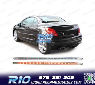 TERCERA LUZ DE FRENO PEUGEOT 207 CC LED CROMO