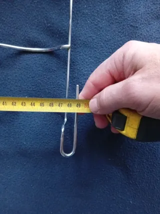 Botellero metálico plateado