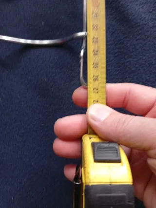 Botellero metálico plateado