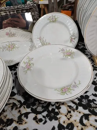 Antigua vajilla LOZA SEVILLA OPACA.SIGLO XIX.