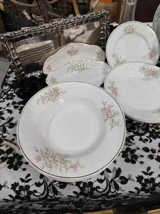 Antigua vajilla LOZA SEVILLA OPACA.SIGLO XIX.