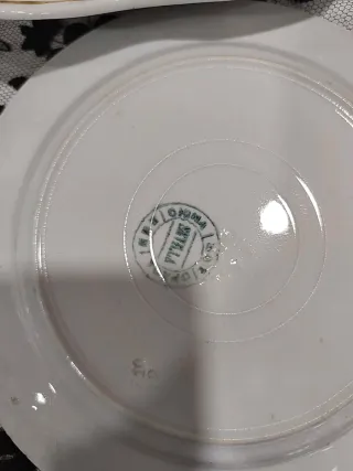 Antigua vajilla LOZA SEVILLA OPACA.SIGLO XIX.