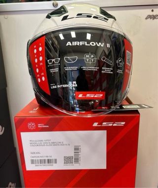 Casco LS2 Airflow II Bianco M/XL