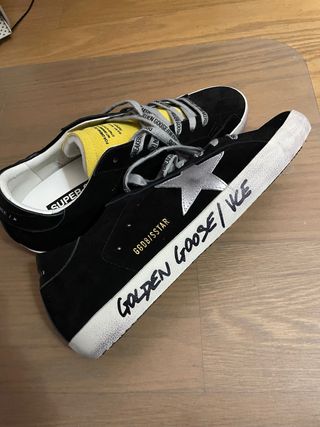 Golden Goose Negro/Plata