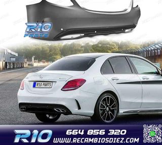 PARAGOLPES TRASERO MERCEDES CLASE C W205 14- LOOK AMG PDC