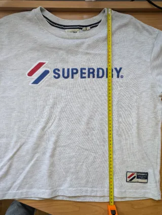 Camiseta Superdry Gris