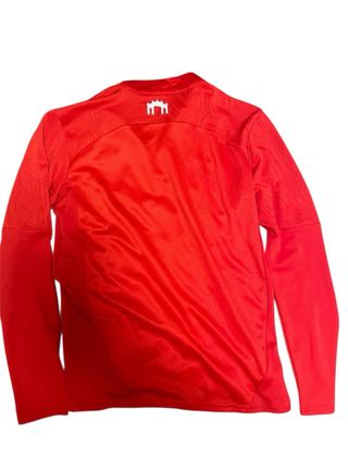 Sudadera Puma Roja Media Cremallera-Sporting Gijón