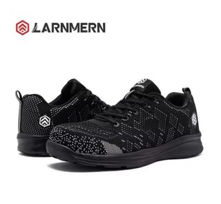 Zapatos de seguridad LARNMERN negros y grises
