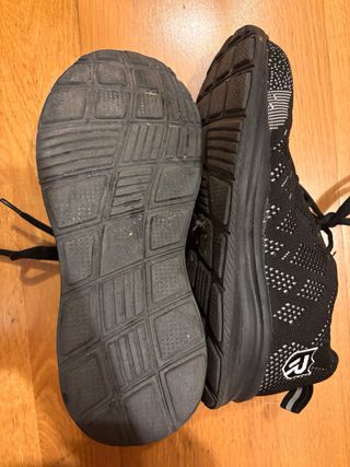 Zapatos de seguridad LARNMERN negros y grises