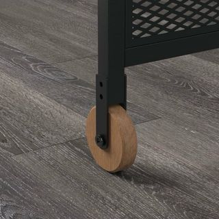 Escritorio estilo industrial madera y metalFJÄLLBO