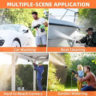 Hidrolimpiadora a Batería y Accesorios